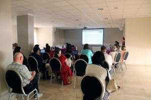 Presentación sobre genética y WAGR en sala Tabarca en Complejo San Juan.